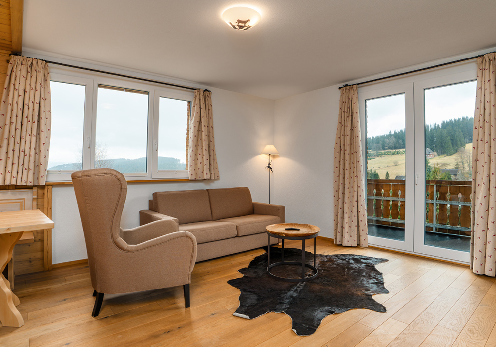 Hotel Schlehdorn Garten Suite Wellnesshotel mit Wohnbereich